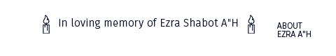 in memory of ezra shabot